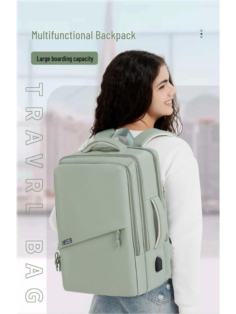 Trendy Waterproof Large-Capacity Backpack for Men & Women - Stylish for Travel & School