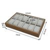 Wooden 12-Slot Watch Display Tray for Boutiques and Stalls