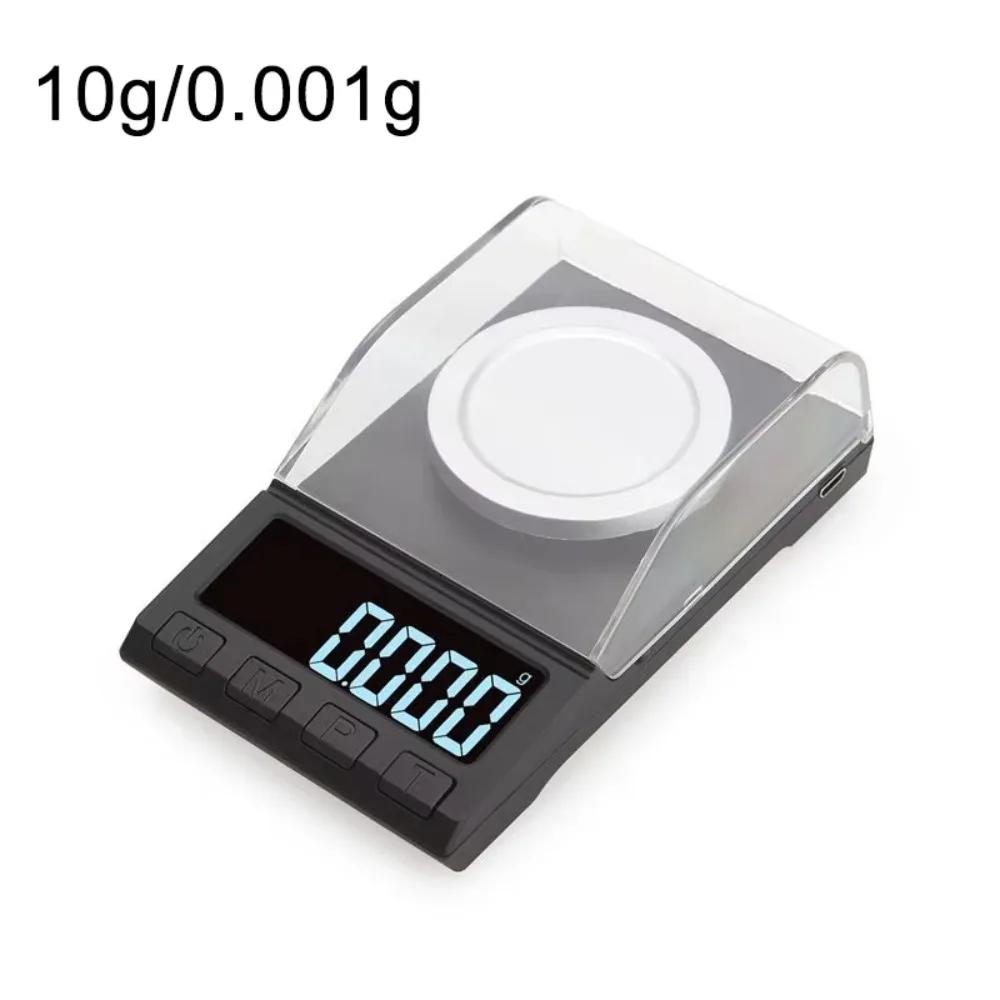 200g/100g/50g/20g/10g 0.001g Precision Digital Scale High Precision Portable Electronic Balance Scale Durable Dustproof