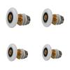 Shower Door Rollers Runner Wheels Bathroom Pan Glass Sliding Door Pulleys Single Wheel Partiality Bearing Rollers