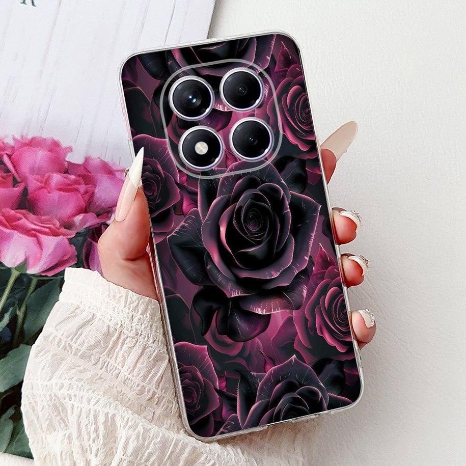 For Xiaomi Redmi Note 14 Pro Plus Case New Popular Flower Marble Soft Silicone Cover For Xiaomi Redmi Note 14 Pro Global Capinha