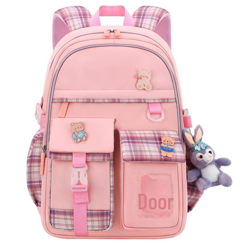 Cartoon Cute Schoolbag for Elementary Girls In Grades 1-6: Lightweight Backpack