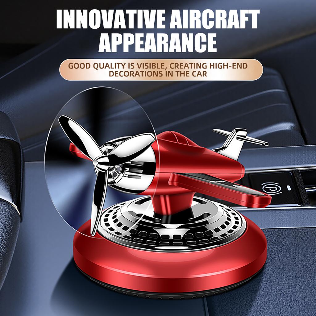 Solar Rotating Car Perfume Diffuser Fighter Car freshensers Car Interior Decoration Accessories