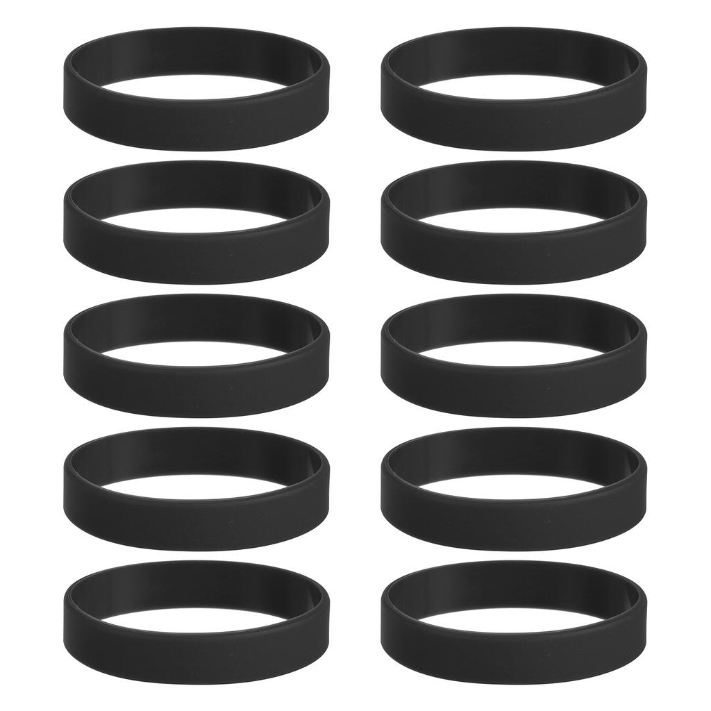 10/20Pcs 3.15" Silicone Rubber Bands Non-slip Flat Elastic Rubber Wrapping Bands for Books Traps Art Wrapping Paper Cord Wraps