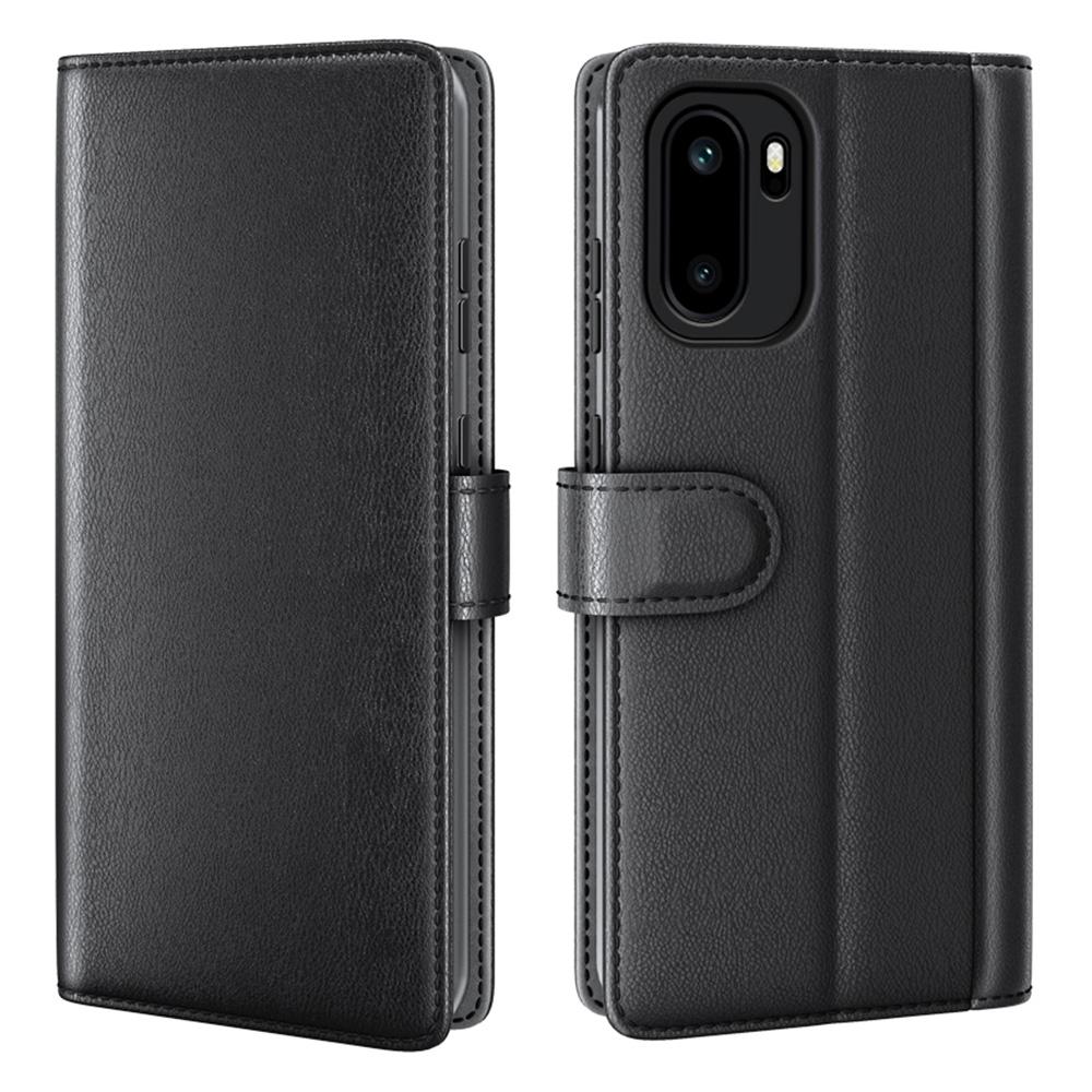 For OnePlus Ace 6 5G Case Genuine Split Leather Phone Cover with Wallet Stand