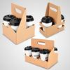 WS Kraft Paper Disposable Cup Carrier