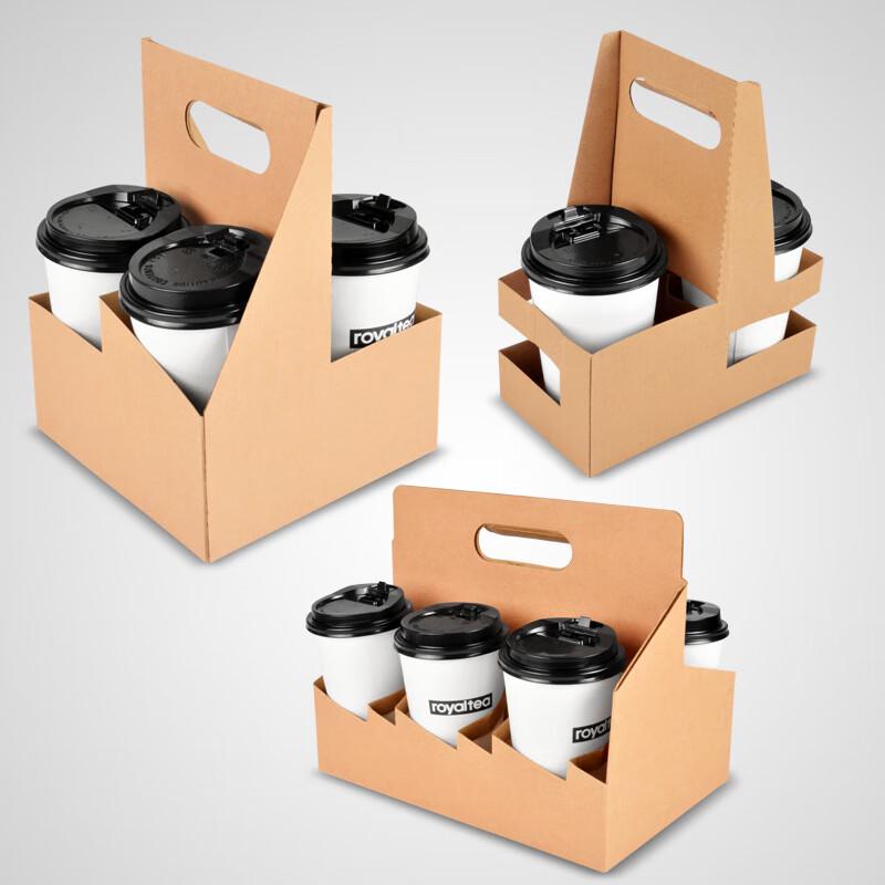 WS Kraft Paper Disposable Cup Carrier