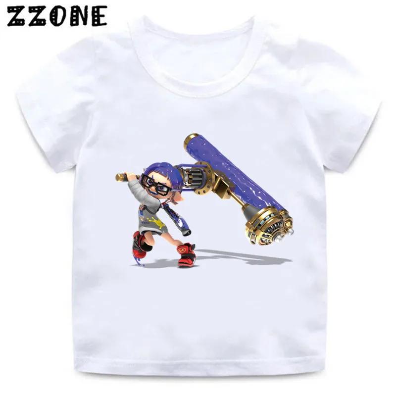 Splatoon 3 Funny Game Cartoon Kids TShirts Octolings Splatlands Girls Clothes Baby Boys T shirt Summer Children Topsooo5839