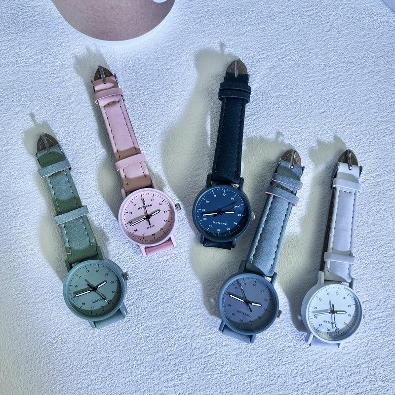 Cold Wind Watch Girls Student Trend Retro Simple Mori School Season Children'S Girls Small Dial