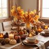 Artificial Fall Maple Leaf Garland for Thanksgiving Home Decor - Table Decoration