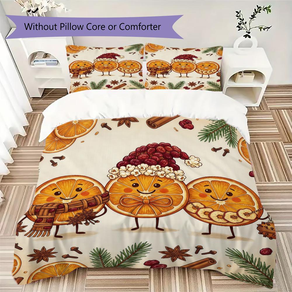Wreath Decorations Pattern Bedding uilt Set uilt Cover Pillowcase Home Decoration Birthday Gift (1 * duvet cover + 2 * pillowcase without core)_XIA