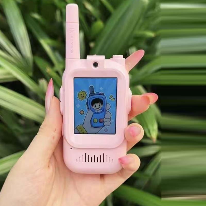 Children Mini Mobile Phone Home Decor Children Indoor Party Outdoor Camping Trip Birthday Gift Recharge Interactive Interphone