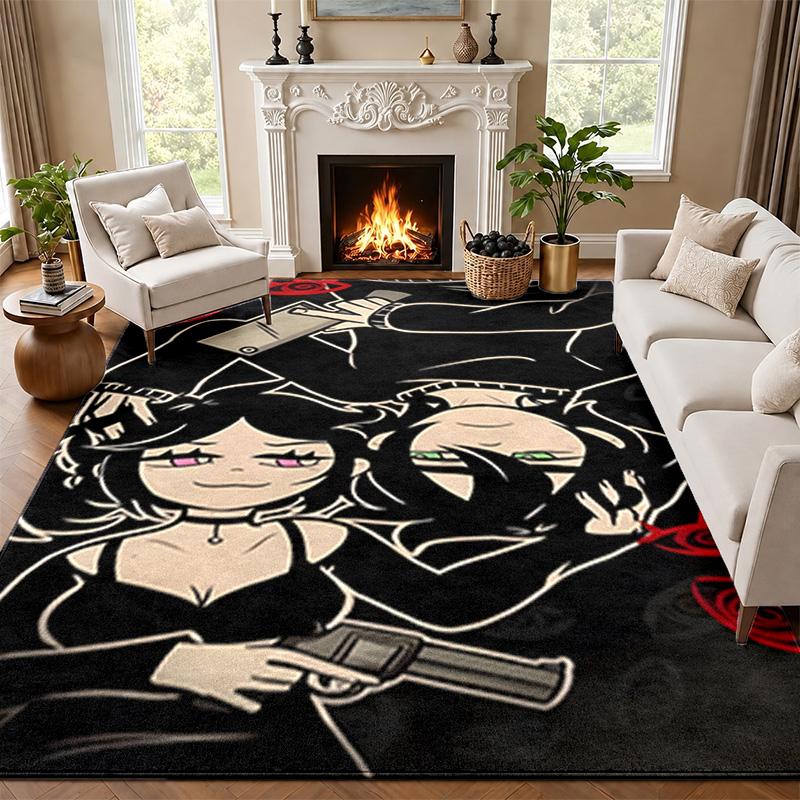 Ashley And Andrew Carpet Door Mat for Living Room or Bedroom Protective Mat Under Chair Office Decoration Christmas Gift Birthday Present