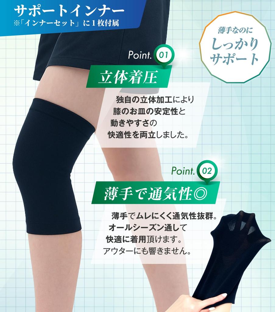 RELAXEE Knee Support by Judo Secure Mesh Knee for and Everyday Life [Recommended Therapists] Summer, Lightweight, Sports, Comfortable, Support,