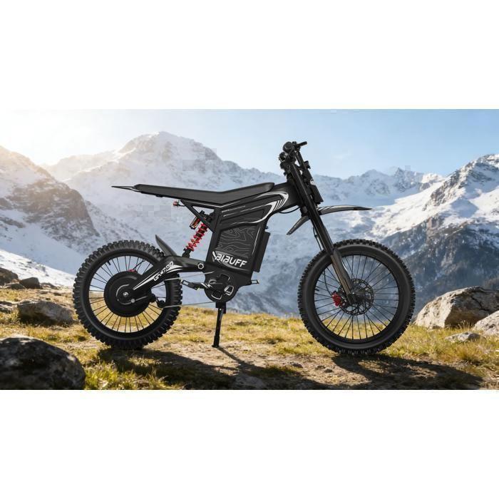 Elektrische fiets BIBUFF GT600 Motor 7500W PIC, afneembare 72V 30Ah batterij, bereik 112km, snelheid 80,5km/u, hydraulische remmen,