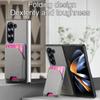 2 In 1 Detachable Magnetic Wallet Case with Card Holder Phone Case for Samsung Galaxy Z Fold 7 6 5 4 3 Fold7 Fold6 Fold5 Fold4
