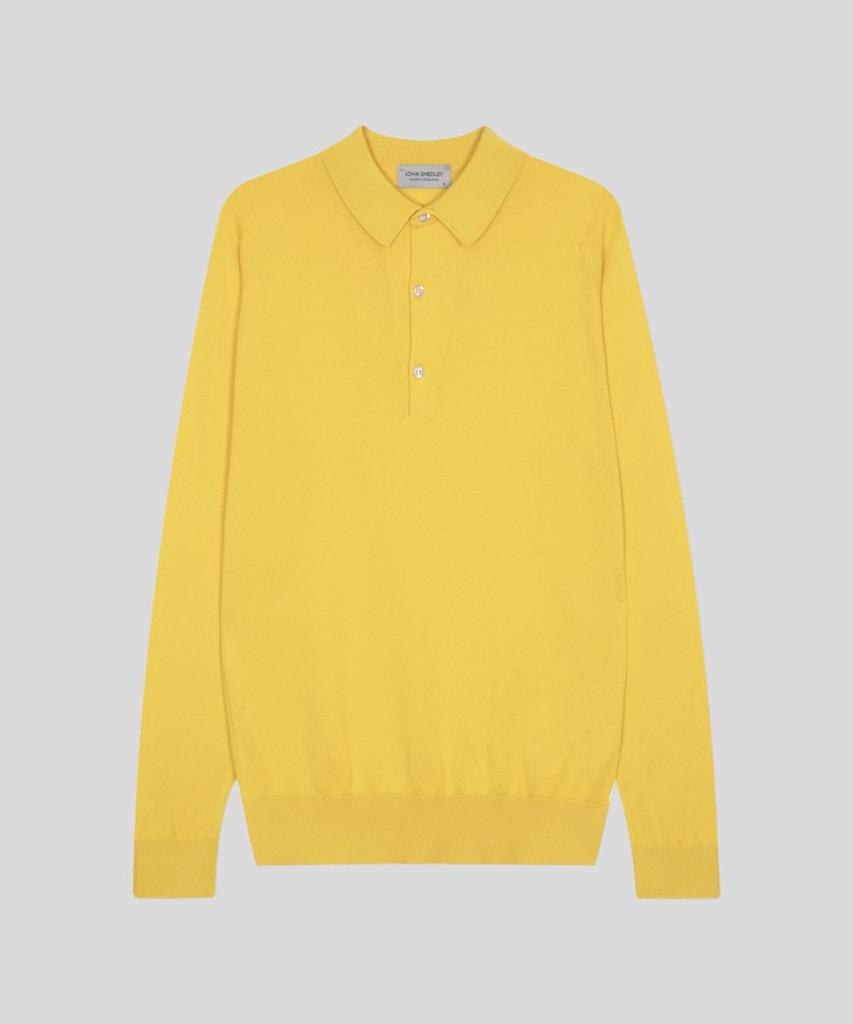 Jonseumedeulli Bradwell Sea Island Cotton Long Sleeves Polo Shirt Seasonal 11 Colors (A Type)