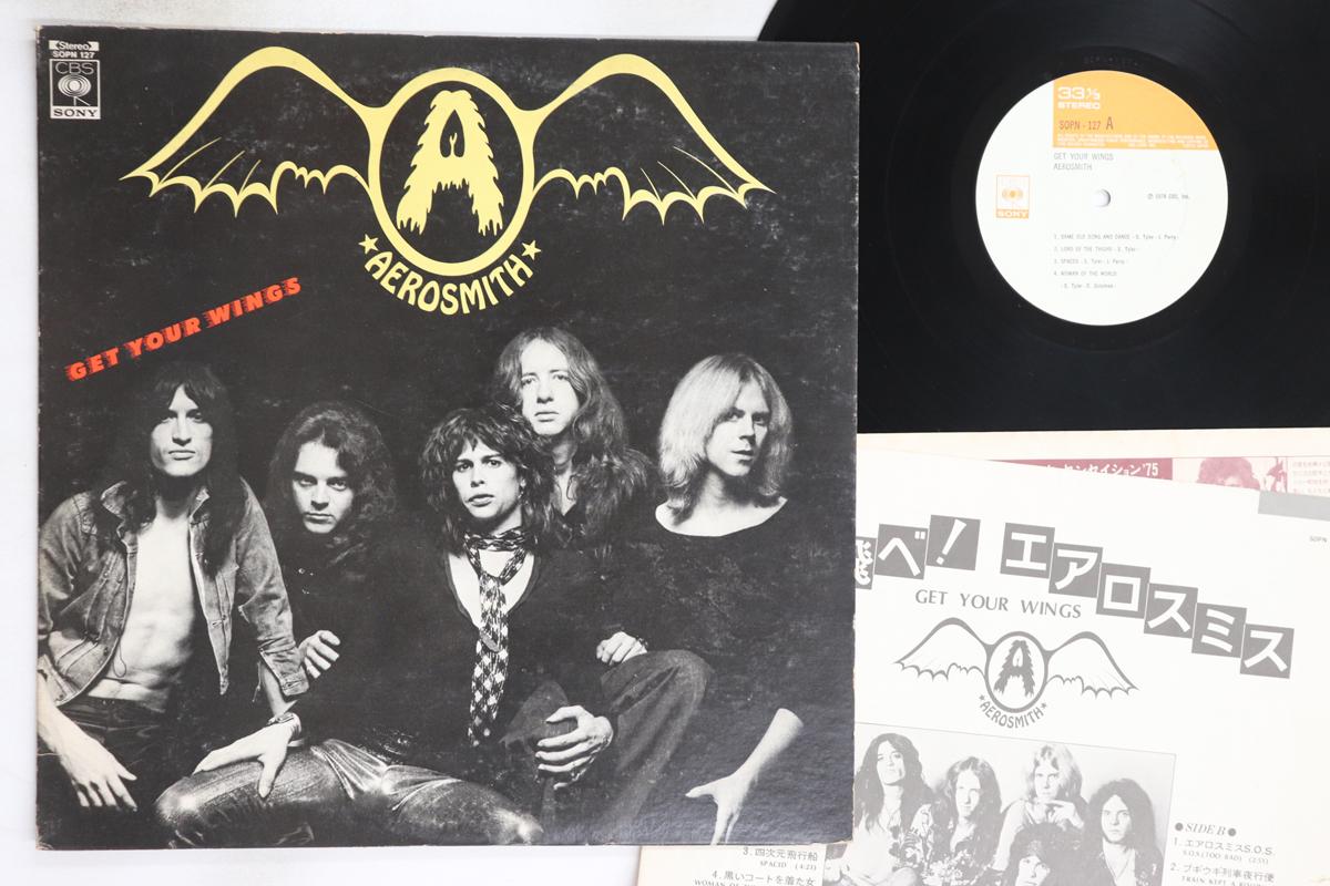 

LP Record AEROSMITH - Get Your Wings SOPN127 CBS SONY 1975 Japan Rock Used