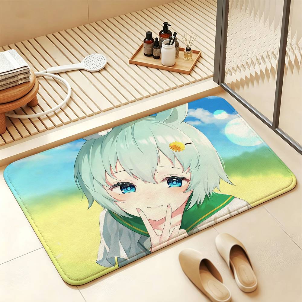 Umamusume-P-D S-Seiun Sky Soft Comfortable Short Plush Rug Carpet mat Anti‑Slip Floor Mat Machine Washable Home Decor
