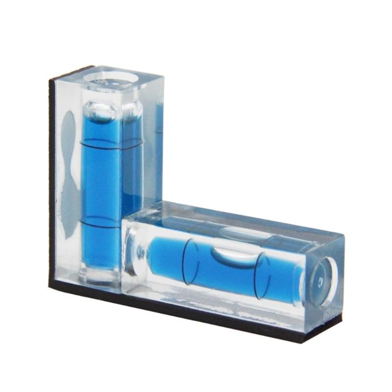 Pocket Levels Magnetic Horizontal/Vertical Spirits Levels Bubble Ruler Strong Magnetic Bidirectional Horizontal Tool