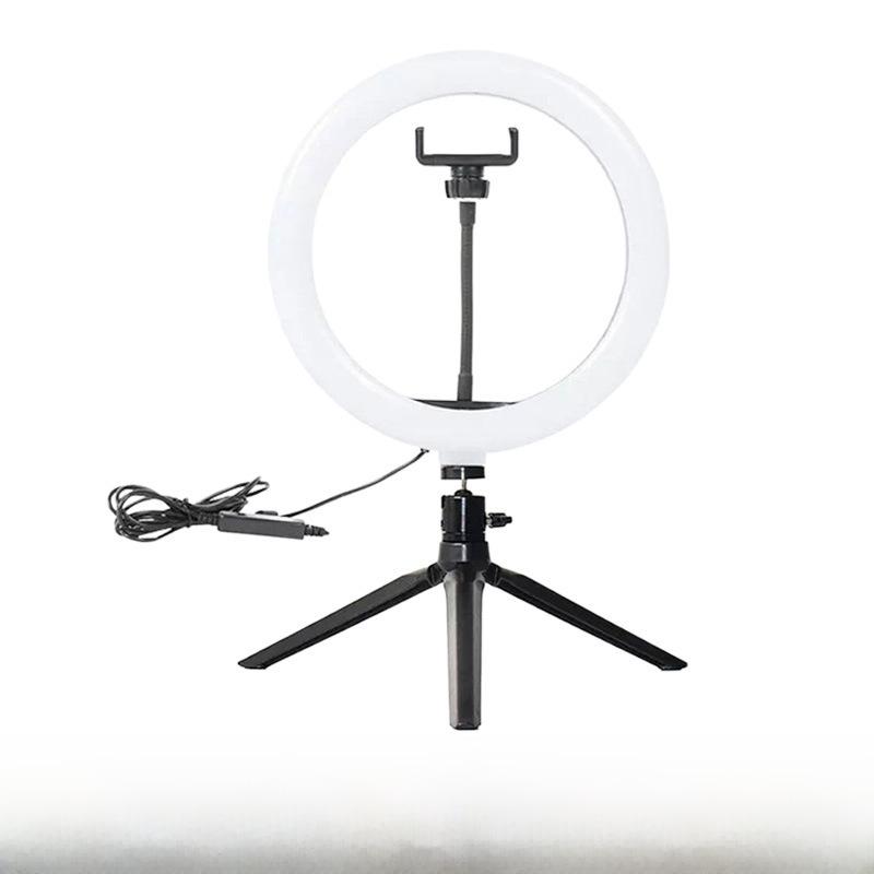 Portable Desktop Photography Tripod with Fill Light for Beauty and Streaming