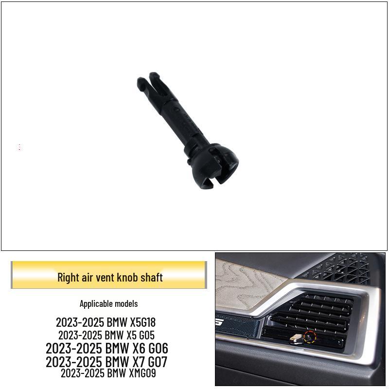 BMW X5/X6/X7 Air Vent Repair Kit: Adjustment Knob Shaft & Panel Frame