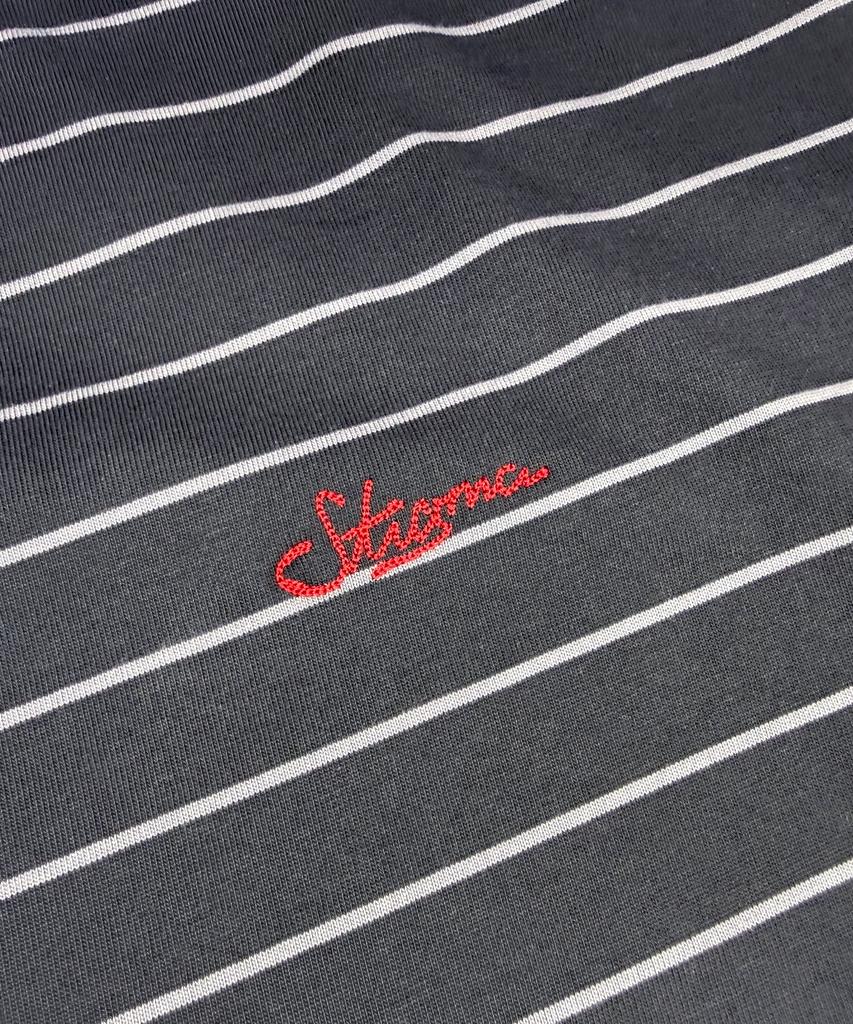 STIGMA Stripe Long Sleeves Charcoal
