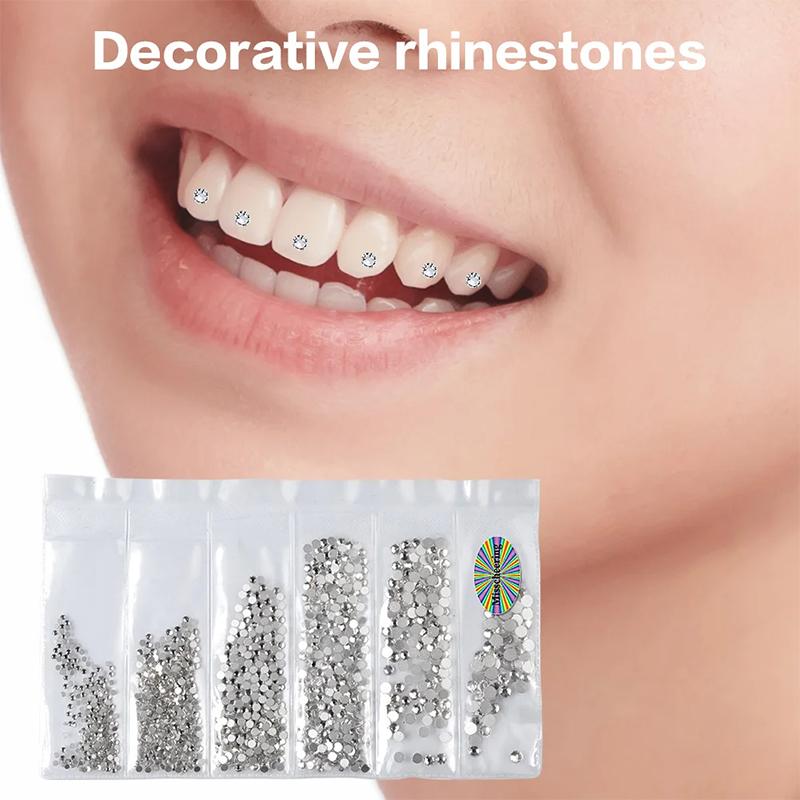 6 Griglie Dentale Dente Denti Gioielli Sbiancamento Denti Decorazione Denti Dentale