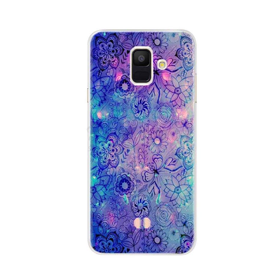 Case For Samsung Galaxy A6 2018 Transparent Cartoon Soft TPU Silicone Phone Cases Back Cover For Samsung Galaxy A6 A 6 Plus 2018