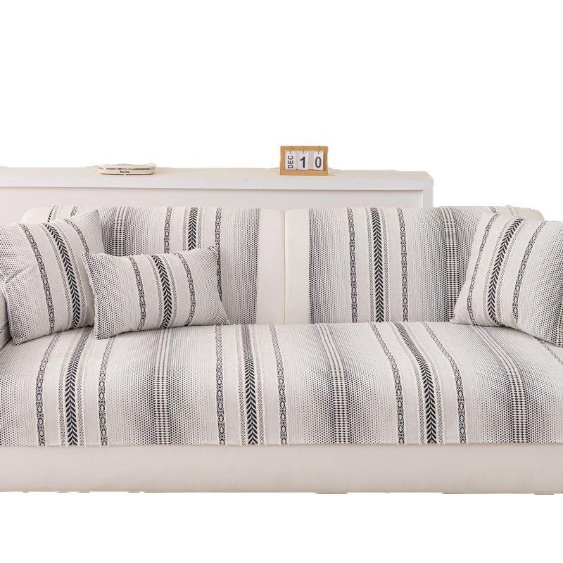 New Straight Edge Four-Season Universal Sofa Seat Cushion One Piece Light Luxury High-End Straight Row Leather Sofa Seat Cushion