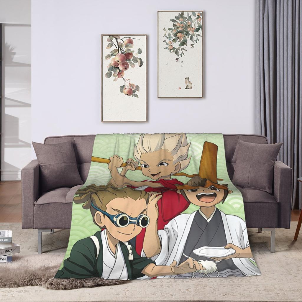 Inazuma Eleven Anime Blanket Flannel All Season Multi-function Lightweight Thin Throw Blankets for Home Bedroom Bedspreads