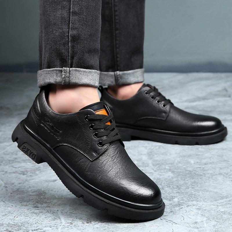 WAERTA 6cm Internal Increased Men Quality Casual Business Genuine Leather Shoes Invisible High Heel Office Formal Elevator Shoes