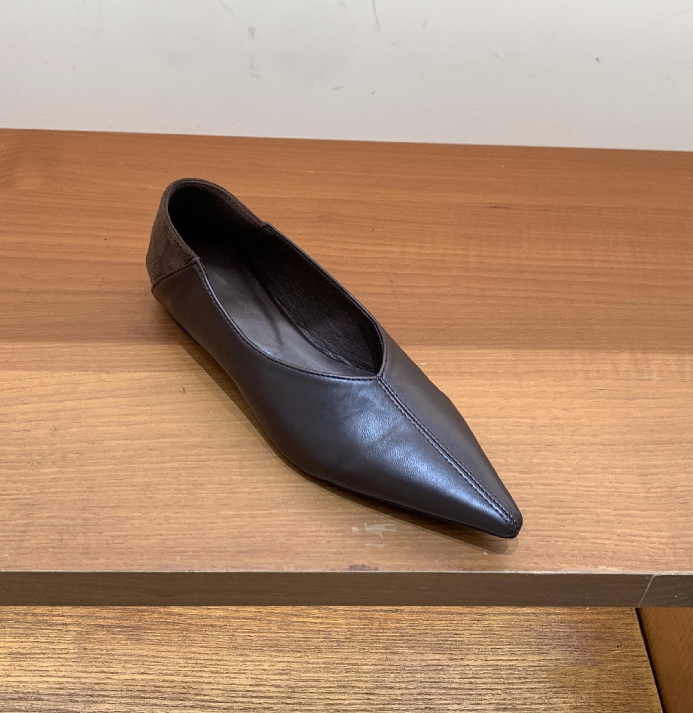 

Bailamos Brand Women Flats Shoes Point Toe Ballet Loafers Flat Low Heels Dress Shoes Slip On Casual Moccasins Shallow Dress Sho 35