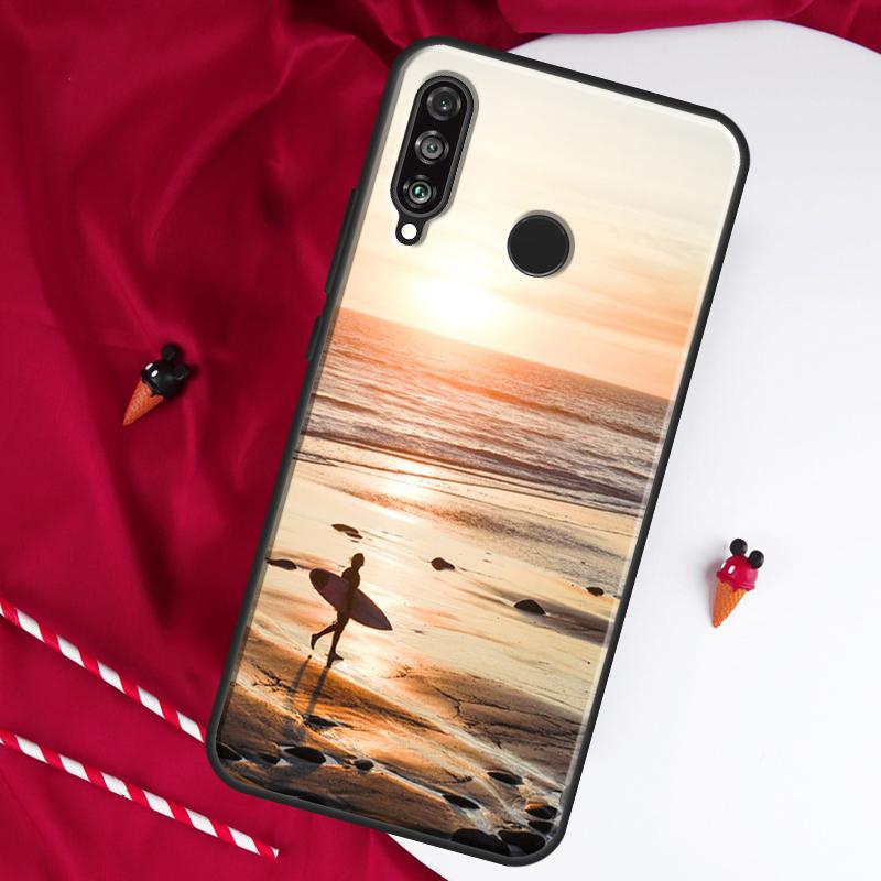 Surfing Wave For Huawei Nova 12i 11i 8i 12s 9 10 SE Y90 Y60 Y70 Y72 Y61 Y91 P20 P40 P30 Lite P60 Pro Case