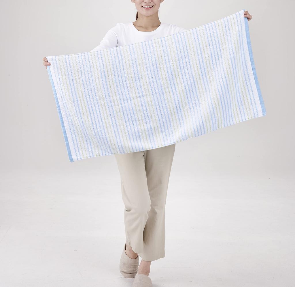 Kosugizen Mini Bath Value Pack 5 1 Piece 50 x 100 Small Size Bath Great Set of Towels, Border, Colors, Each, cm, Towels, Value, 5, ST-420-5