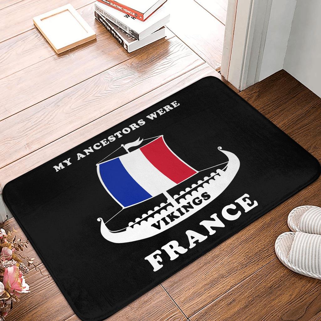 Flag Of France Doormat Mat Anti-Slip French La Tour Eiffel Kitchen Bathroom Bedroom Rug Carpet 40*60cm
