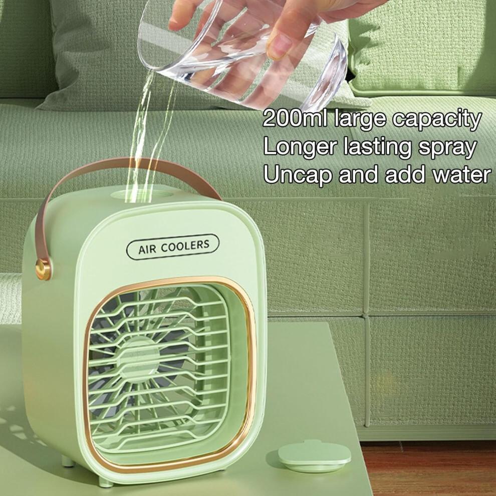 Portable Rechargeable Handheld Fan with Water Spray, Foldable Mini USB Fan 4000mAh for Travel Outdoor