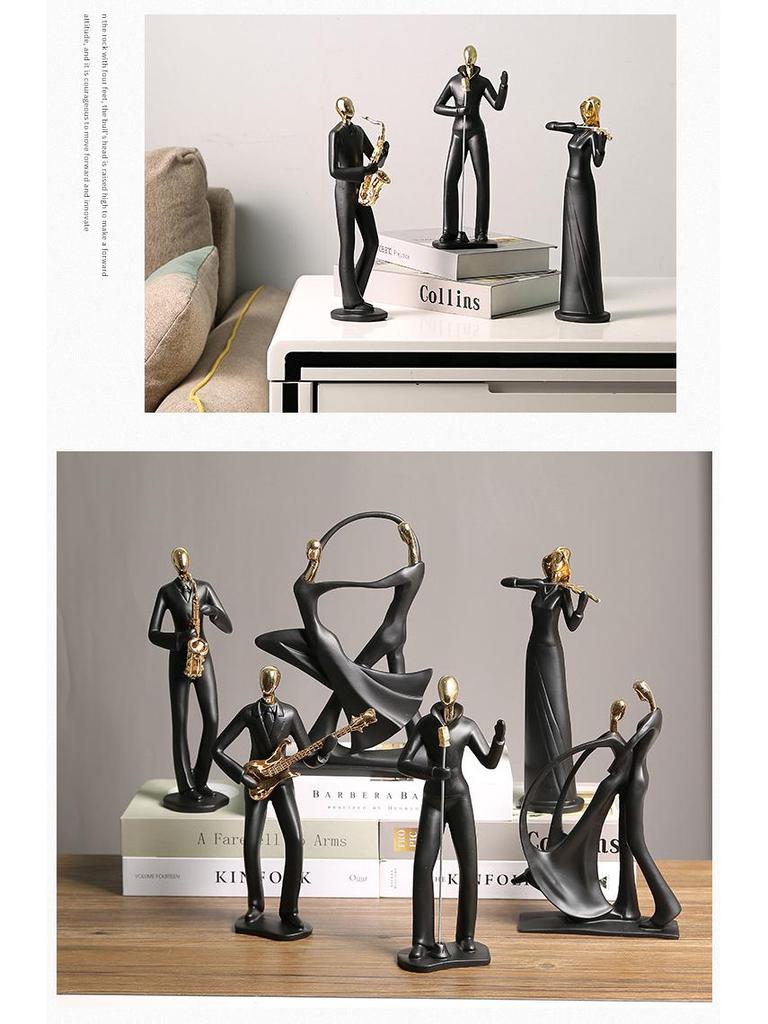 Elegant Figure Ornament: Light Luxury and Personality for Entrance, TV Cabinet, Wine Cabinet, or Study Decor