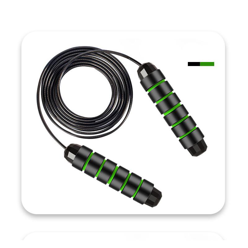 

Skipping Rope Fitness Training Slimming Waist Wire Load Bearing Burning Grease зелений