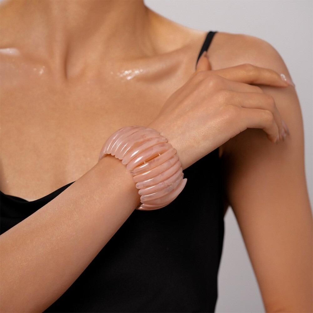 Wide Size Bohemian Bracelet Acrylic Material Retro Hand Ring  Fashion Accessories