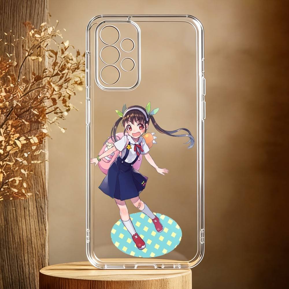 H-Hachikuji Mayoi Cute Phone Case For Samsung Galaxy A71,A70,A52,A51,A40,A30 Transparent Cover