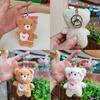 Bear Plush Adorable Keychain Cute Stuffed Animal Pendant For Bags And Gifts