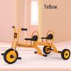 Kid's Early Learning Tricycle with Basket - Double Pedal Outdoor Ride-On Toy