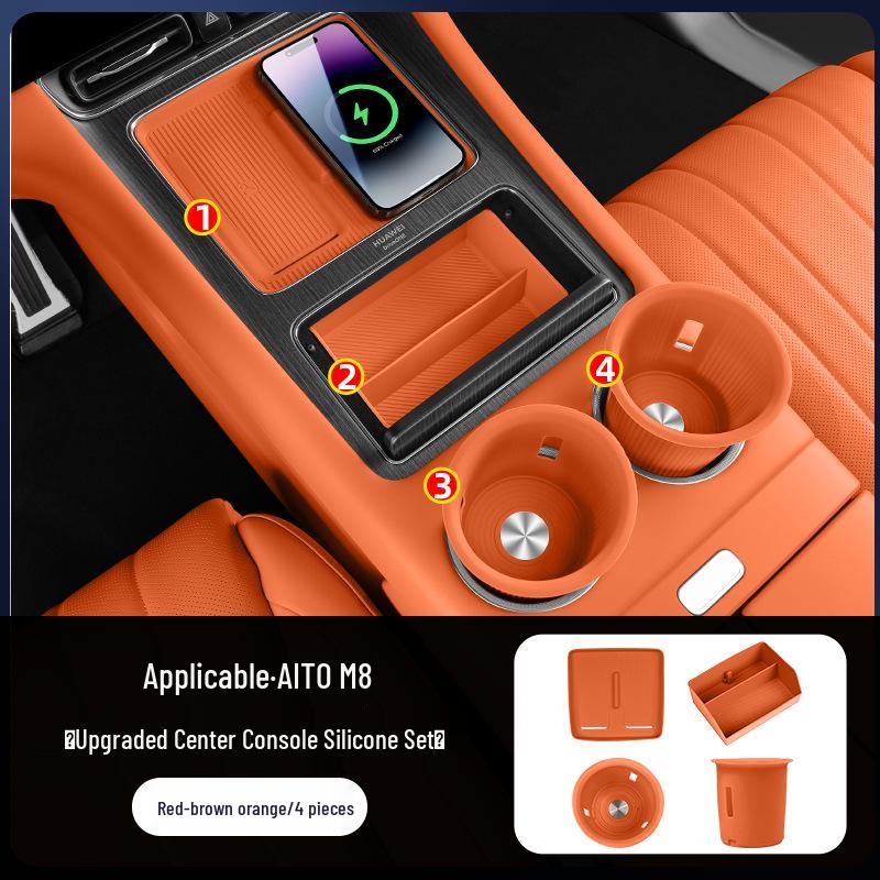 AITO M7 M8 M9 Accessories: Wireless Charger Pad & Interior Trim Mod Kit
