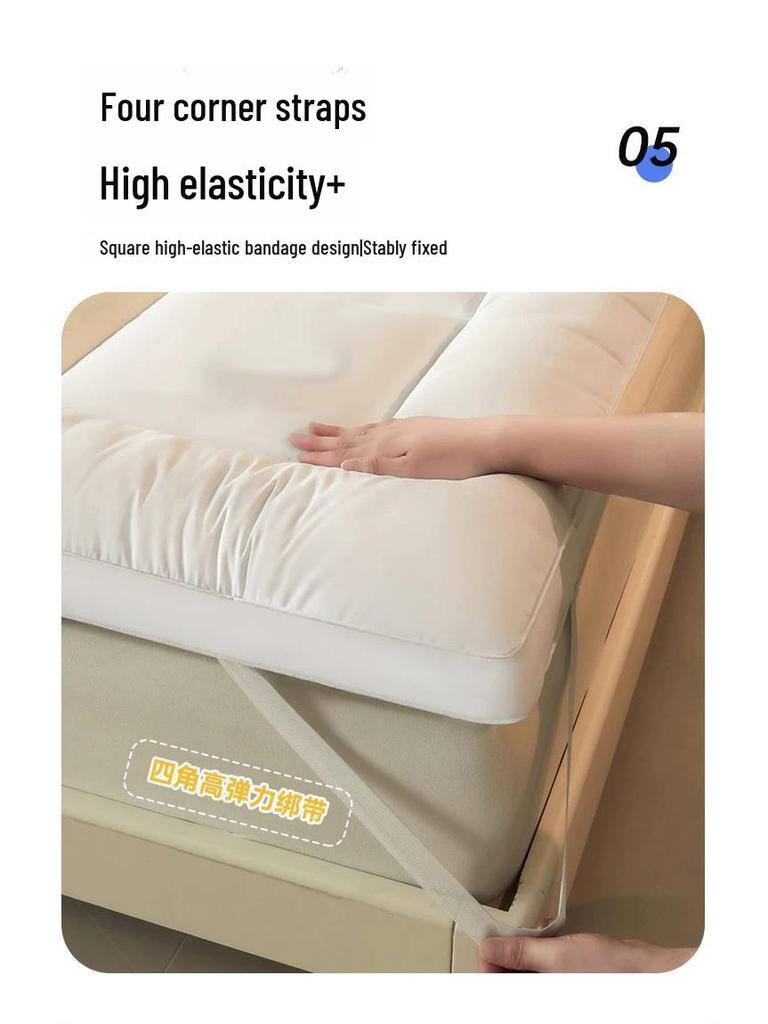 Dicke Tatami-Matratzenauflage für Schlafzimmer: Faltbares Einzelbett 90x190, Ideal für Studentenwohnheime & Mietwohnungen