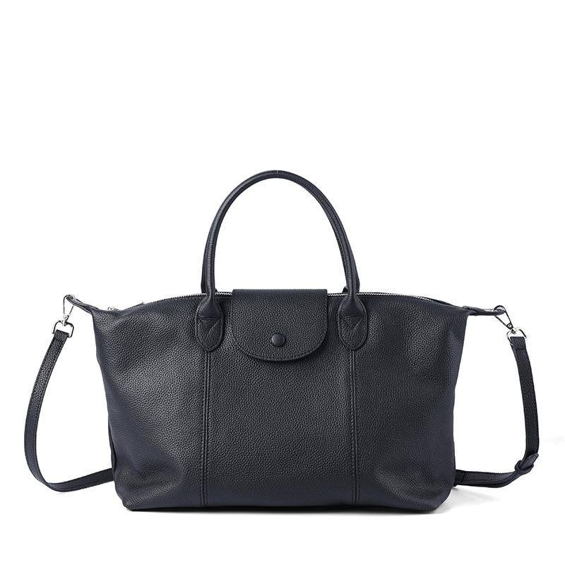 

Лидеры продаж большие сумки, новые кожаные женские сумки, трендовые сумки, вместительные дорожные сумки через плечо. чёрный