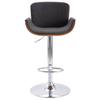 Bar Stool Gray Fabric