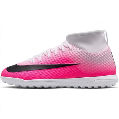 Mercurial Vapor 17 Club TF GS White Black Hyper Pink Kids Sneakers IQ2321-900