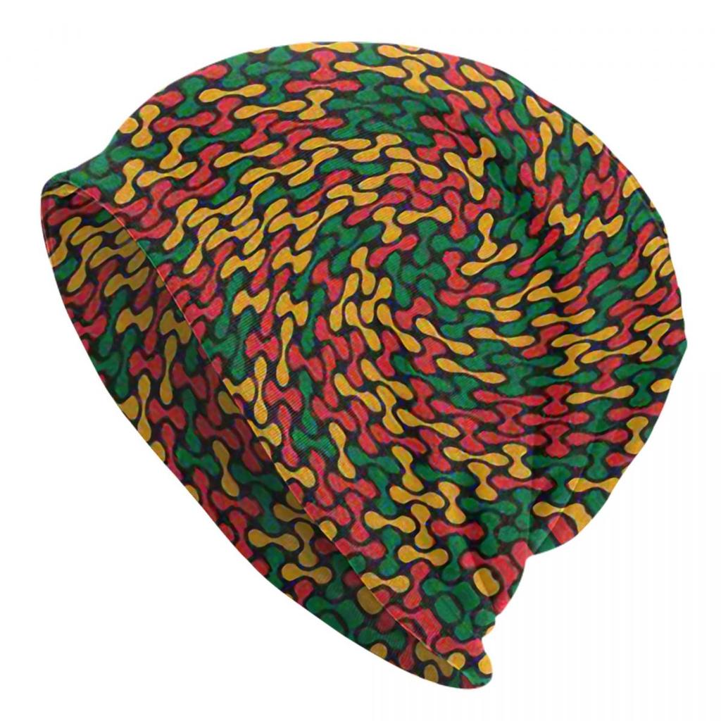 Custom Ethiopian Habesha Art Bonnet Hat Knitting Hat Unisex Women Cool Unisex Winter Warm Beanies Cap