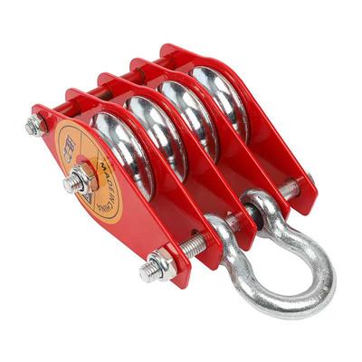0.45T Bearing Steel Directional Pulley with Hook Shackle